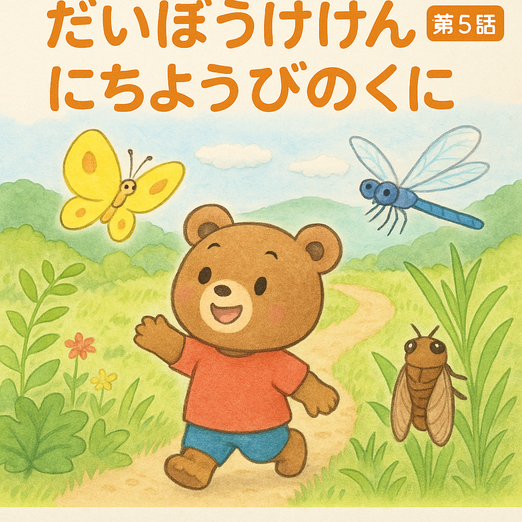 絵本：くまのゆぅちゃんだいぼうけん！『にちようびのくに』